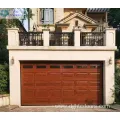 Custom Wood Grain Style Sectional Garage Doors